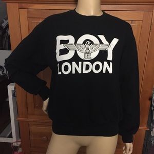 Authentic BOY LONDON Crew Neck Sweatshirt, size M